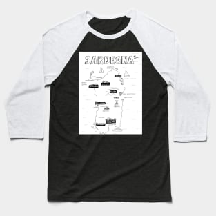 Viaggio in Sardegna Baseball T-Shirt